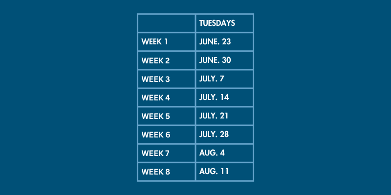 TUESDAY SUMMER 2026