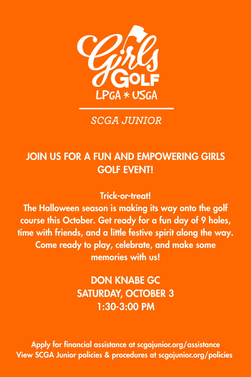 October Girls Golf- SNAG