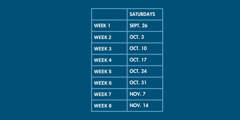 SATURDAY FALL 2026